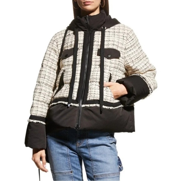 Veronica Beard Camrose Tweed Puffer Jacket - Picture 2 of 12